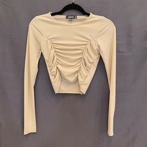 Cropped Creme Top